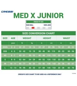 CRESSI Junior Med X Shorty 2.5mm -Swim Equipment Store 5665905180840 blackblue 3a