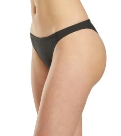 Speedo Women's Solid Classic Swimsuit Bottom -Swim Equipment Store 5666022686888 speedoblack 5a