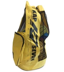 Large Water Polo Ball Bag -Swim Equipment Store 5666485764264 yellow 4a