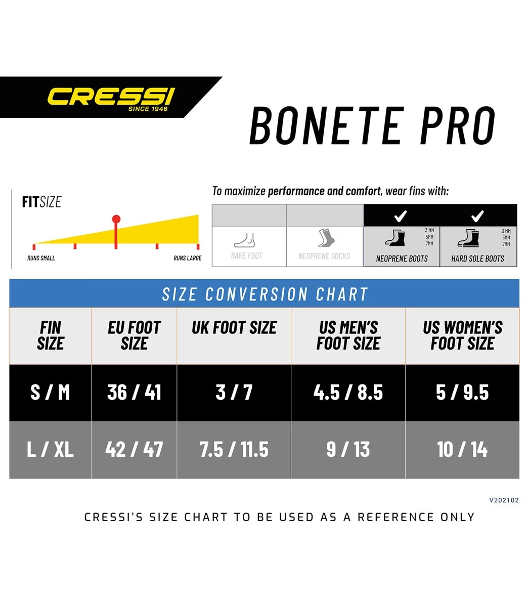 CRESSI Ikarius Mask, Orion Dry Snorkel, And Bonete Pro Fin Set 10 CRESSI Ikarius Mask, Orion Dry Snorkel, And Bonete Pro Fin Set - Image 8