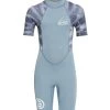 Xcel Juan Sharks Axis 2mm Spring Suit (Little Kid, Big Kid) -Swim Equipment Store 5667004743848 alloygreytigershark 1a