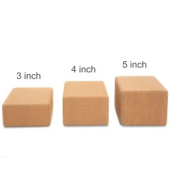 Cork Yoga Block 5 Inch -Swim Equipment Store 5667135094952 natural 5a
