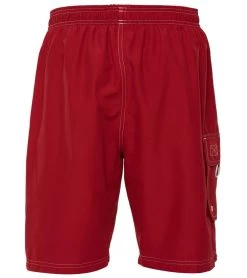 TYR Men's Guard Challenger Swim Short -Swim Equipment Store 5667171565736 red 3a