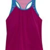 TYR Girls' Sunray Ava 2 In 1 Tankini Top (Big Kid) -Swim Equipment Store 5667256303784 multi 1a