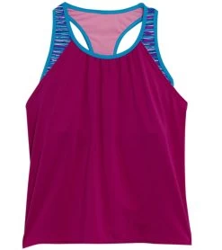 TYR Girls' Sunray Ava 2 In 1 Tankini Top (Big Kid)