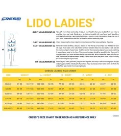 CRESSI Women's 2mm Lido Short Sleeve Springsuit Wetsuit -Swim Equipment Store 5669111136424 blackaqua 3a