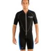 CRESSI Men's 2mm Lido Short Sleeve Springsuit Wetsuit -Swim Equipment Store 5669111759016 blackblue 1a