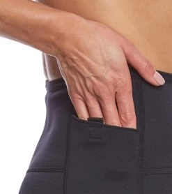 Heat Maximizing Solid Capri -Swim Equipment Store 5669179359400 black 5a