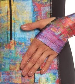 Pixelated Zippered Haute Mini Long Sleeve DiveSkin -Swim Equipment Store 5669239062696 pixelated 4a