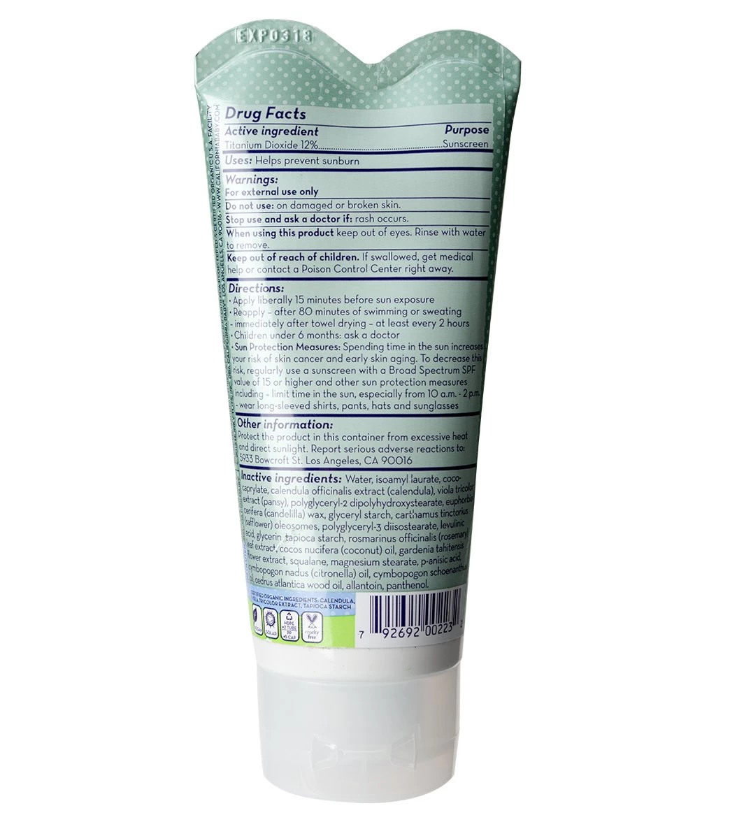 California Baby Summer Blend Broad Spectrum SPF 30+ Sunscreen 4 California Baby Summer Blend Broad Spectrum SPF 30+ Sunscreen - Image 2