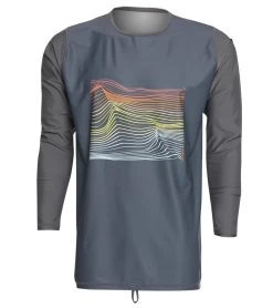 Level Six Men's Coastal Long Sleeve Loose Fitting Surf Tee