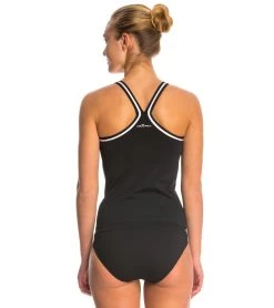 Lifeguard Tankini Swimsuit Top -Swim Equipment Store 5670068125864 guardblack 3a