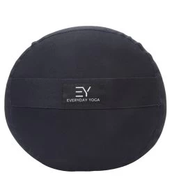 High Impact Cotton Round Yoga Bolster -Swim Equipment Store 5670108397736 black 4a