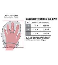 Speedo Nemesis Contour Paddles 10 Speedo Nemesis Contour Paddles -Swim Equipment Store 5670255657128 multi 4a