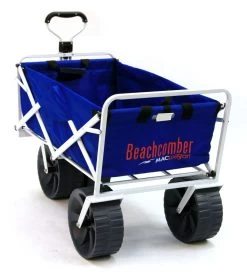 All-Terrain Heavy Duty Collapsible Beach Wagon -Swim Equipment Store 5670557712552 bluewhite 3a