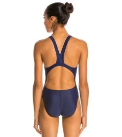 Speedo Women's PowerFLEX Eco Solid Super Pro One Piece Swimsuit -Swim Equipment Store 5670602965160 nauticalnavy 3a