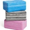 4 Inch Marbled Foam Yoga Block