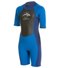 Shorty Wetsuit (Toddler, Little Kid, Big Kid) -Swim Equipment Store 5671869350056 bluenavy 2a