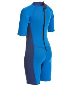 Shorty Wetsuit (Toddler, Little Kid, Big Kid) -Swim Equipment Store 5671869350056 bluenavy 3a