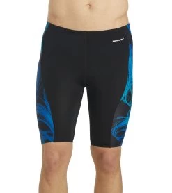 Light Wave Piped Splice Jammer Swimsuit -Swim Equipment Store 5672533917864 blackblue 6a