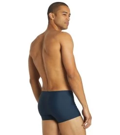 Solid Swim Square Leg Swimsuit -Swim Equipment Store 5672650604712 navy 4a