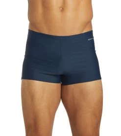 Solid Swim Square Leg Swimsuit -Swim Equipment Store 5672650604712 navy 5a