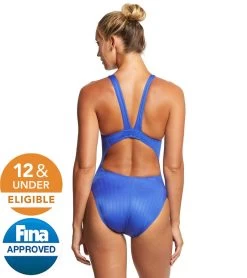 Speedo Women's Aquablade Recordbreaker Tech Suit Swimsuit -Swim Equipment Store 5672698773672 royal 3a