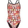Sushi Thin Strap One Piece Swimsuit Youth (22-28) 2 Sushi Thin Strap One Piece Swimsuit Youth (22-28) -Swim Equipment Store 5677827555496 redmulti 1a