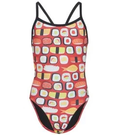Sushi Thin Strap One Piece Swimsuit Youth (22-28)