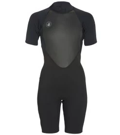 Body Glove Women's 2/1mm PRO 3 Back Zip Short Sleeve Springsuit Wetsuit
