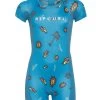 Rip Curl Boys' Short Sleeve UV 50+ Springsuit (Toddler, Little Kid) 1 Rip Curl Boys' Short Sleeve UV 50+ Springsuit (Toddler, Little Kid) -Swim Equipment Store 6126029439144 blue 1a
