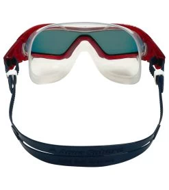 AQUASPHERE Vista Pro Mirrored Lens Mask -Swim Equipment Store 6215487783080 redmirroredlensdarkbluered 4a
