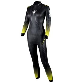 Women's Racer 2.0 Performance Fullsleeve Triathlon Wetsuit -Swim Equipment Store 6225124458664 blackyellow 3a