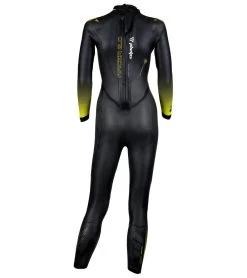 Women's Racer 2.0 Performance Fullsleeve Triathlon Wetsuit -Swim Equipment Store 6225124458664 blackyellow 4a