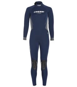 CRESSI Women's Fast 3mm Full Wetsuit -Swim Equipment Store 6229755887784 bluegrey 4a