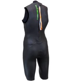 Men's Glide Short John Wetsuit -Swim Equipment Store 6574475935912 black 3a