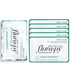 Detox Aromatherapy Sheet Mask 5 Count, Jasmine Peppermint -Swim Equipment Store 6611788660904 4