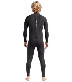 Body Glove Men's Heritage 4/3mm Back Zip Full Wetsuit -Swim Equipment Store 6680266342568 black 3a