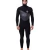 Rip Curl Men's 5/4mm Flashbomb Long Sleeve Heatseeker Hooded Zip Free Fullsuit Wetsuit -Swim Equipment Store 6735177547944 black 1a
