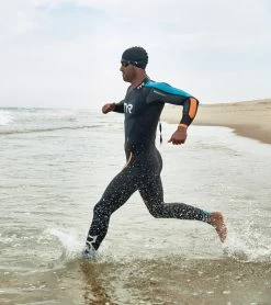 TYR Men's Hurricane Cat 2 Fullsleeve Triathlon Wetsuit -Swim Equipment Store 6751580749992 blackblueorange 3a