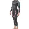 TYR Women's Hurricane Cat 5 Fullsleeve Triathlon Wetsuit -Swim Equipment Store 6751757795496 blackturqfuschia 1a
