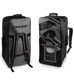 CRESSI Tiger Shark Multitask 10’2’’ Inflatable SUP Set -Swim Equipment Store 6856350367912 greyblackcammo 3a