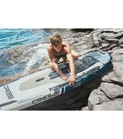 CRESSI Tiger Shark Multitask 10’2’’ Inflatable SUP Set -Swim Equipment Store 6856350367912 greyblackcammo 8a