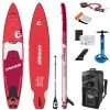 CRESSI Set Isup Fury Touring Dc 12’2’' Rosso Inflatable SUP -Swim Equipment Store 6856350761128 redwhite 1a