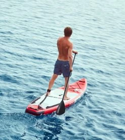 CRESSI Set Isup Fury Touring Dc 12’2’' Rosso Inflatable SUP -Swim Equipment Store 6856350761128 redwhite 4a