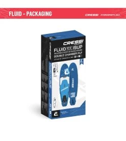 CRESSI Fluid All Round Dc 10'2'' Inflatable SUP Set 26 CRESSI Fluid All Round Dc 10'2'' Inflatable SUP Set -Swim Equipment Store 6856351121576 bluewhite 10a