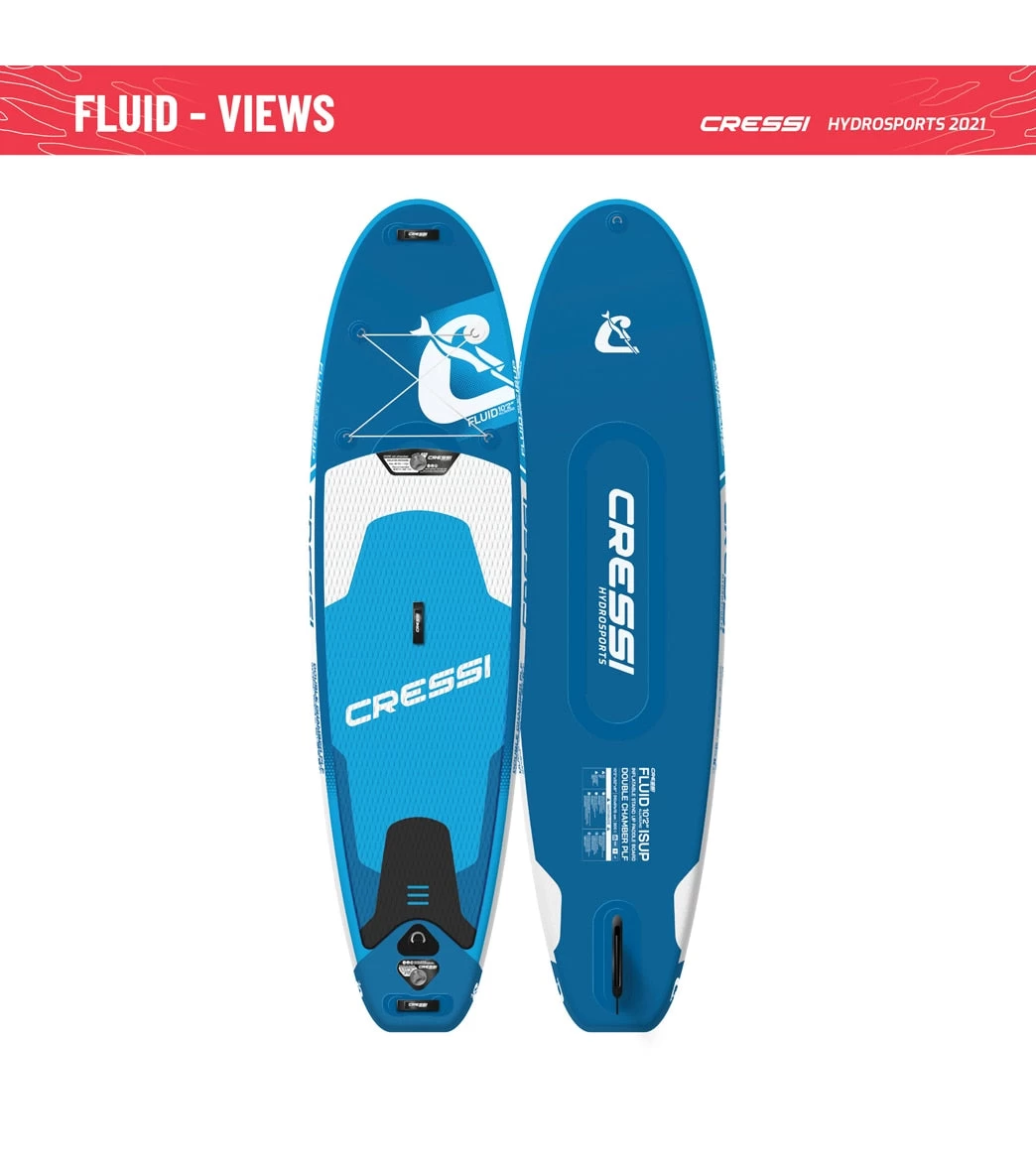 CRESSI Fluid All Round Dc 10'2'' Inflatable SUP Set 14 CRESSI Fluid All Round Dc 10'2'' Inflatable SUP Set - Image 12