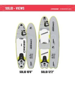 CRESSI Solid Tandem Dc 12'2'' Inflatable SUP 26 CRESSI Solid Tandem Dc 12'2'' Inflatable SUP -Swim Equipment Store 6856351613096 grey 11a