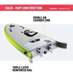 CRESSI Solid Tandem Dc 12'2'' Inflatable SUP 28 CRESSI Solid Tandem Dc 12'2'' Inflatable SUP -Swim Equipment Store 6856351613096 grey 13a