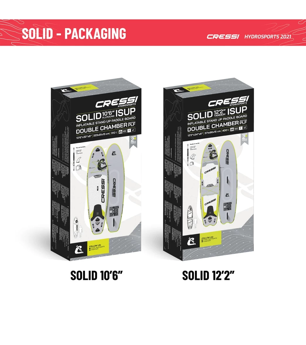 CRESSI Solid Tandem Dc 12'2'' Inflatable SUP 11 CRESSI Solid Tandem Dc 12'2'' Inflatable SUP - Image 9